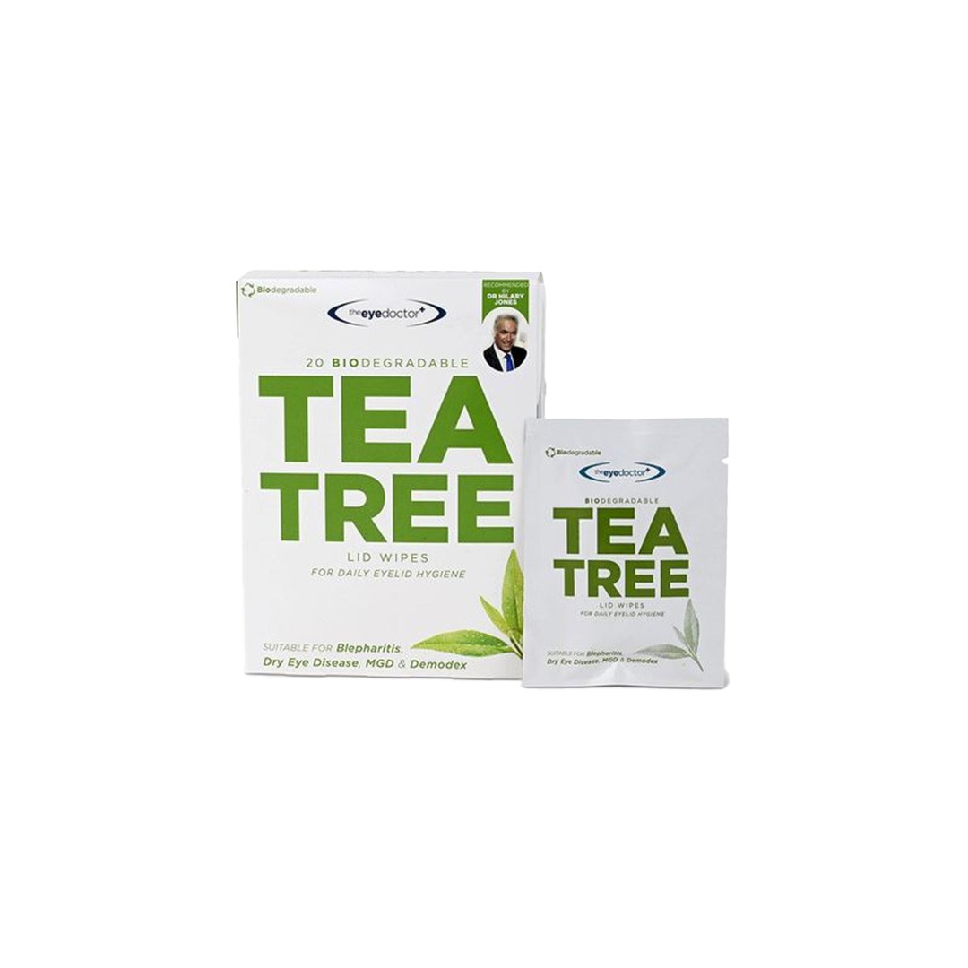 The Eye Doctor Tea Tree Oil Eyelid Cleaning Wipes Pack of 20