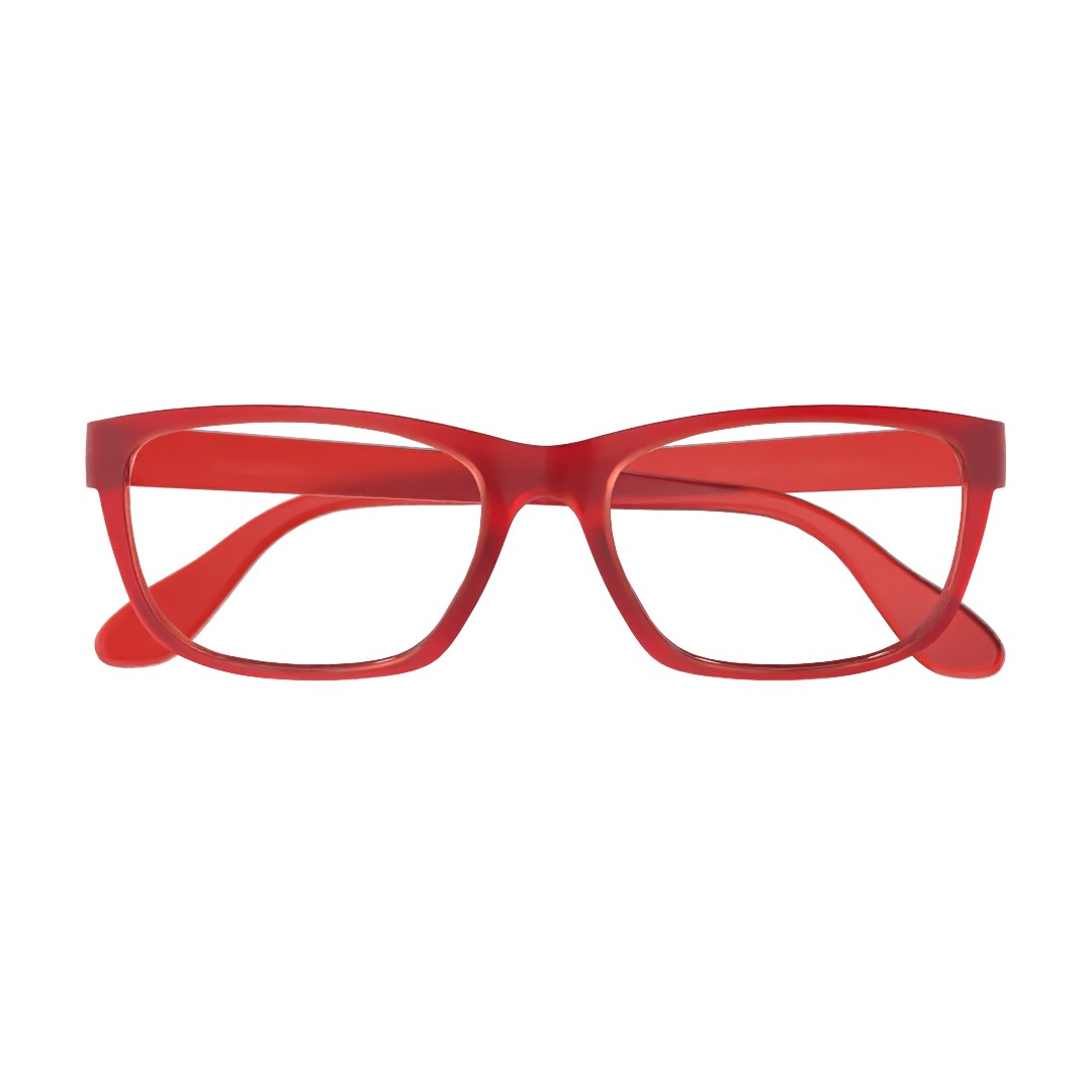 Red frame hot sale prescription glasses