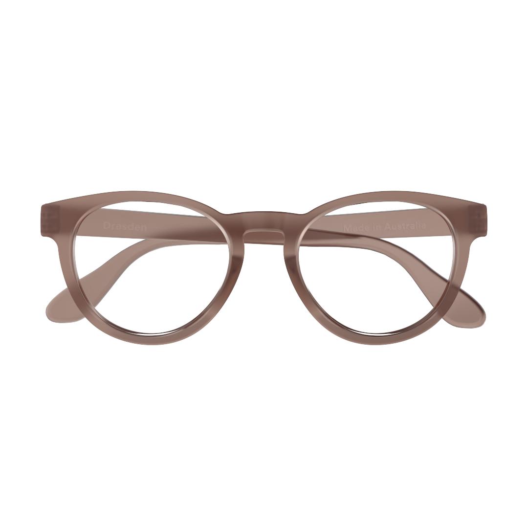 Capote - Sepia Brown Reading Glasses